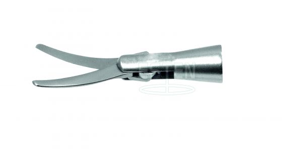 Ножницы двухбраншевые изогнутые по плоскости типа Митценбаум (d=10мм)